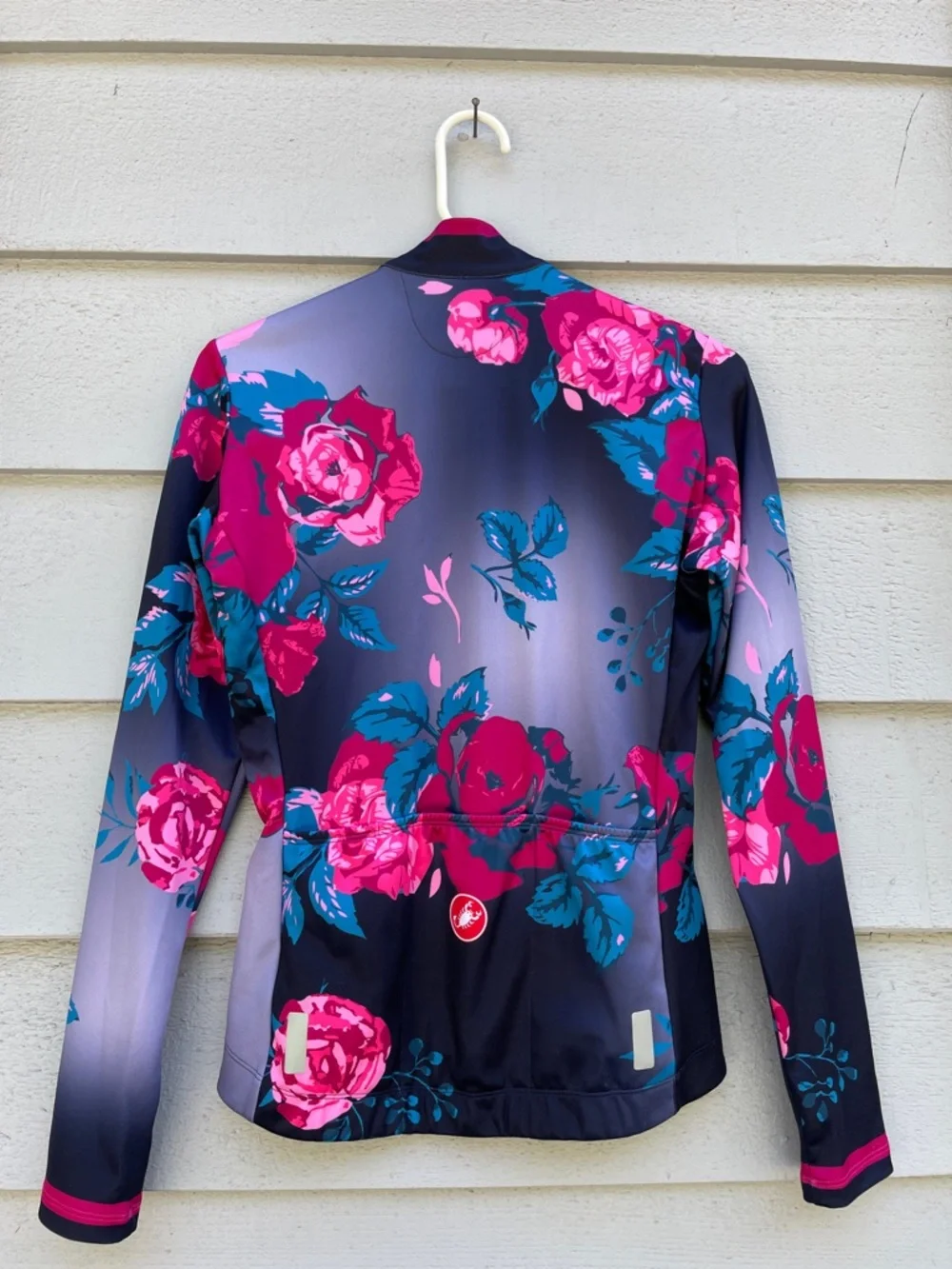Castelli Cycling Jacket, Women’s Size Medium, Floral Printed - Picture 5 of 8